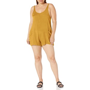 image:imageRVCA Womens Marina Romper CoverupMarina CoverupBronze Mist