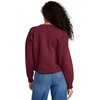 image:imageRVCA Womens Graphic Fleece Pullover Crew Neck SweatshirtScryptWine