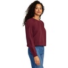 image:imageRVCA Womens Graphic Fleece Pullover Crew Neck SweatshirtScryptWine