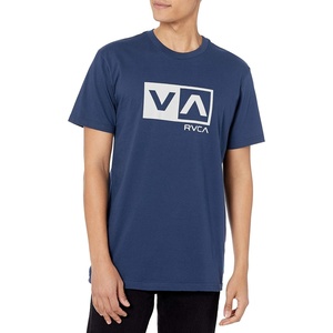 image:imageRVCA Mens Graphic Short Sleeve Crew Neck Tee ShirtBalance BoxFederal Blue