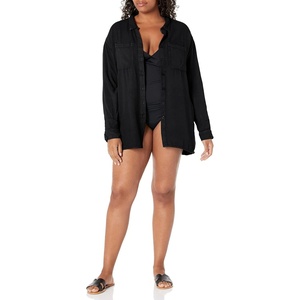 image:imageRVCA Womens Solstice Button Up CoverupSolstice Button UpRvca Black