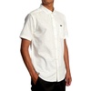 image:imageRVCA Mens Slim Fit Short Sleeve Oxford Stretch Woven Button Up ShirtRvca SS Stretch OxfordWhite Micro